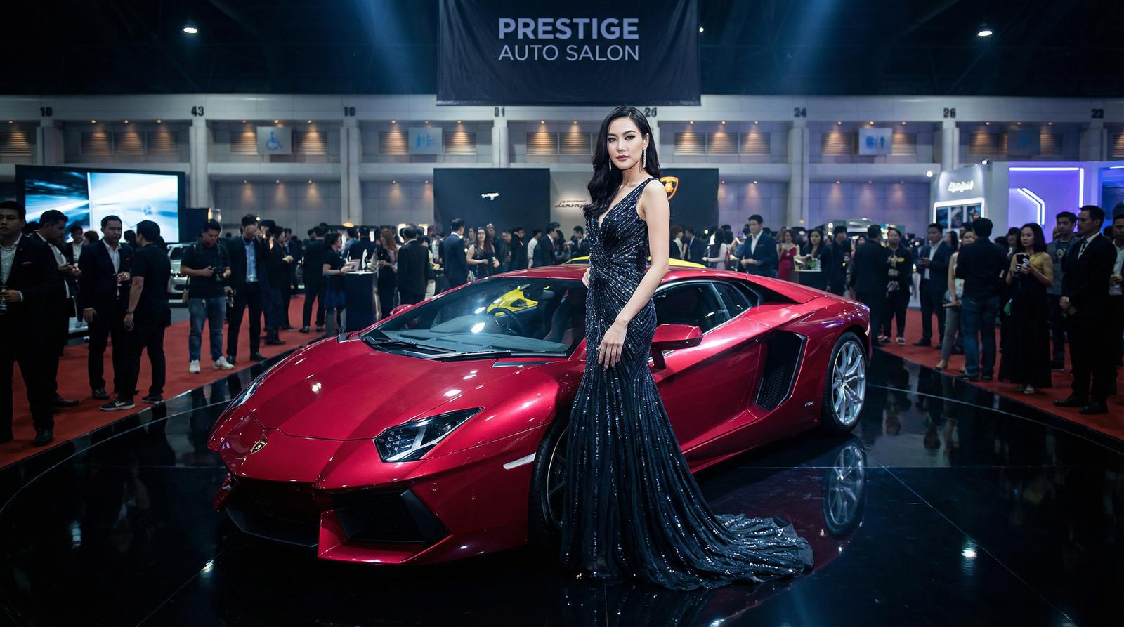 福利导航车模展示视频